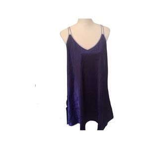 AVENUE BODY SILKY PURPLE NIGHT SLIP SZ 4X